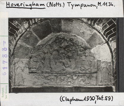 Vorschaubild Hoverringham (Notts): Tympanon, M.11.Jh. Diasammlung